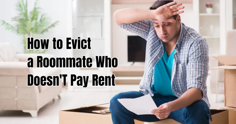 How to Evict a Roommate Who Doesn’T Pay Rent