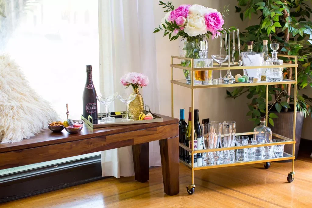 33 Stylish Bar Cart Ideas That'll Transform Your Home Entertainment Game 18 How to Stock a Bar Cart