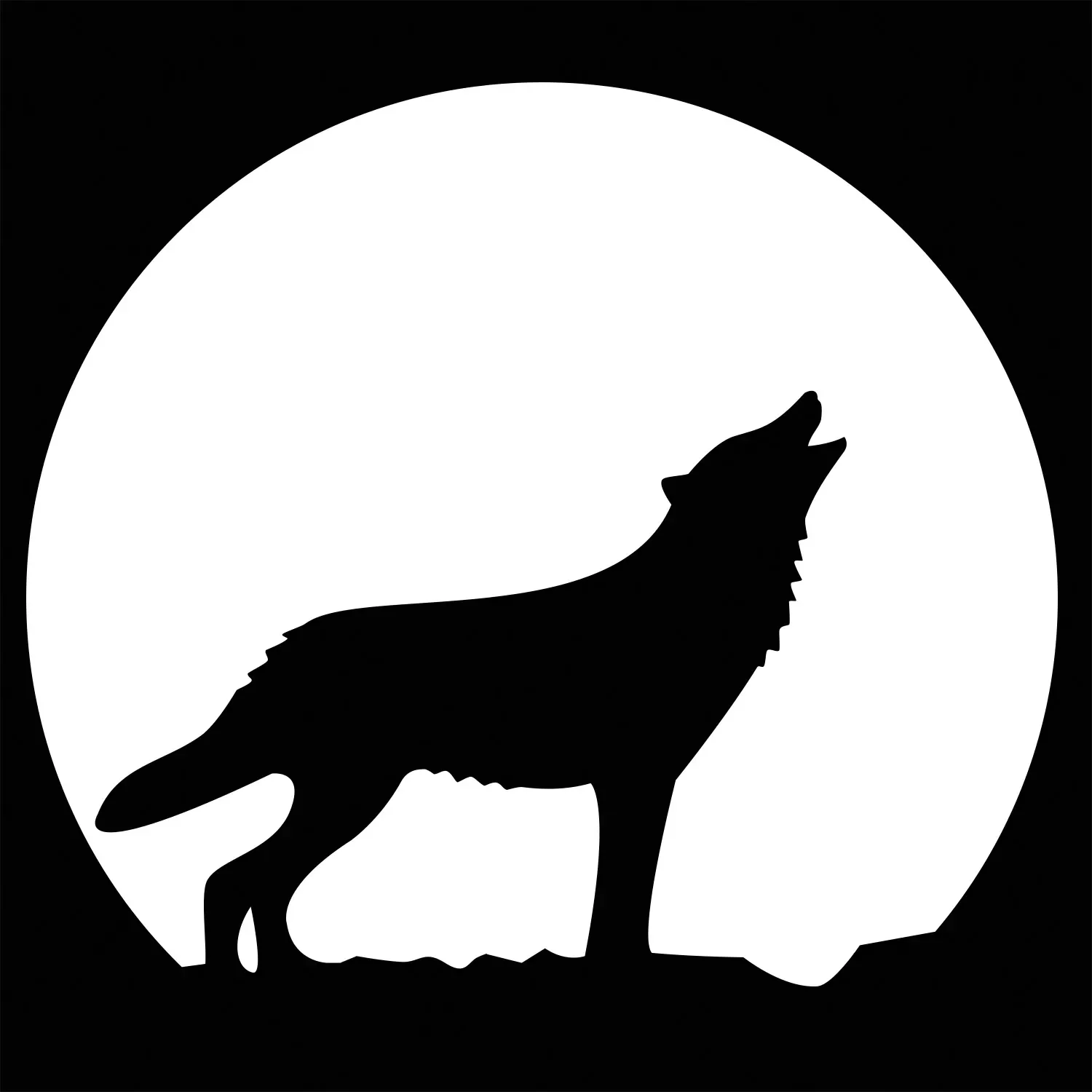 65 Free Pumpkin Carving Templates to Transform Your Porch 46 Howling Wolf Pumpkin Carving Stencil
