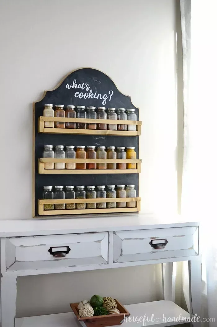 20 Creative DIY Spice Storage Solutions to Transform Your Kitchen Organization Hung Spice Rack