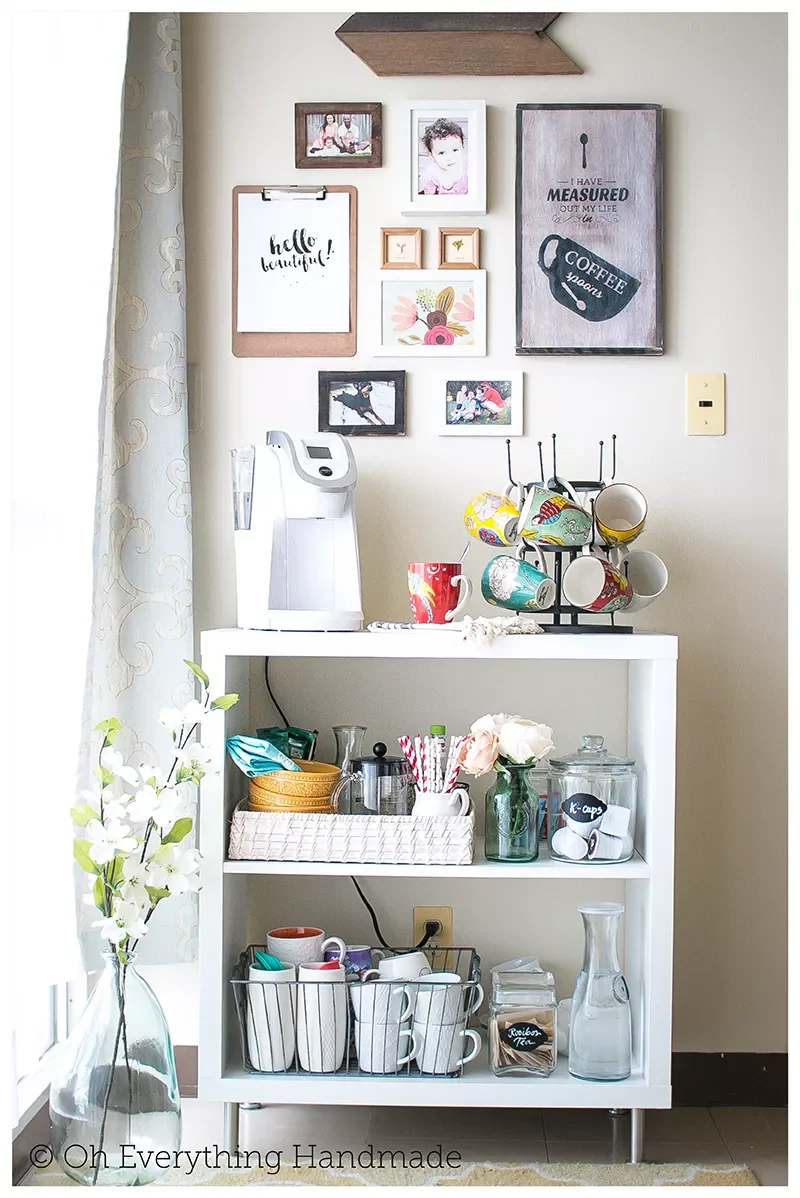 43 Stylish Coffee Bar Ideas That'll Transform Your Morning Routine IKEA Hack Coffee Bar