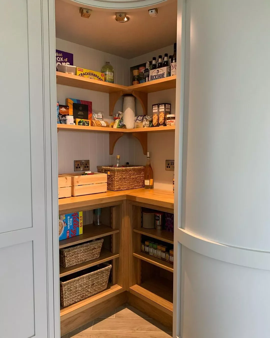 37 Corner Pantry Ideas to Transform Your Kitchen Storage Illuminate the Space With Pantry Lights