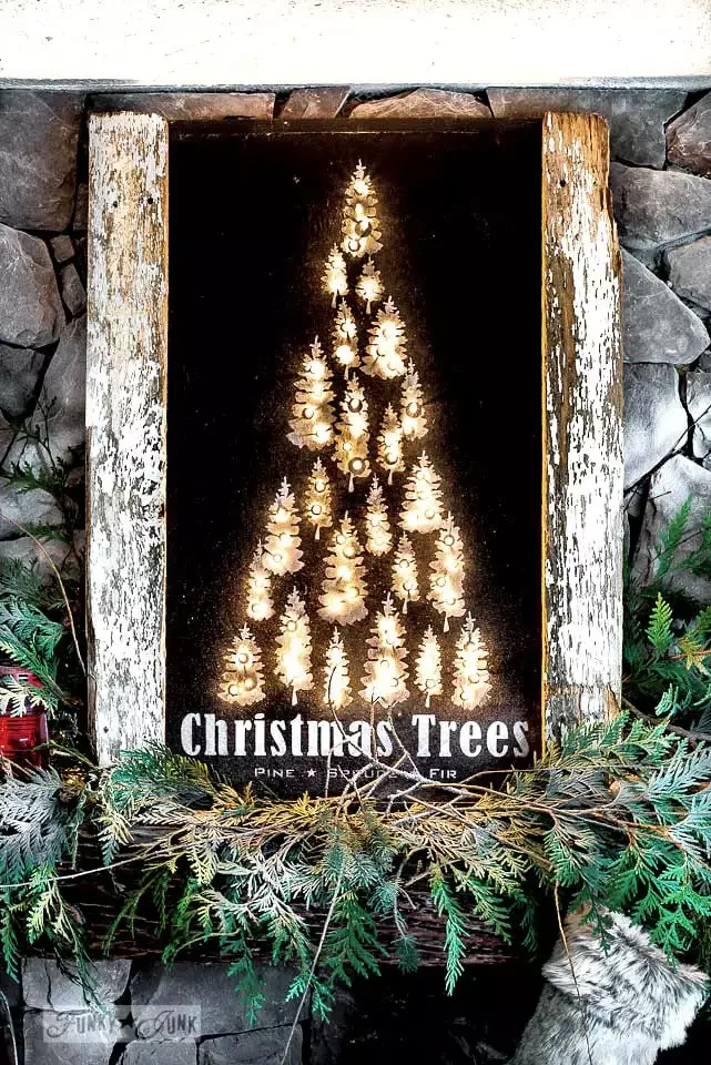 43 DIY Christmas Tree Ideas That Will Wow Your Holiday Guests Illuminated Christmas Tree Sign