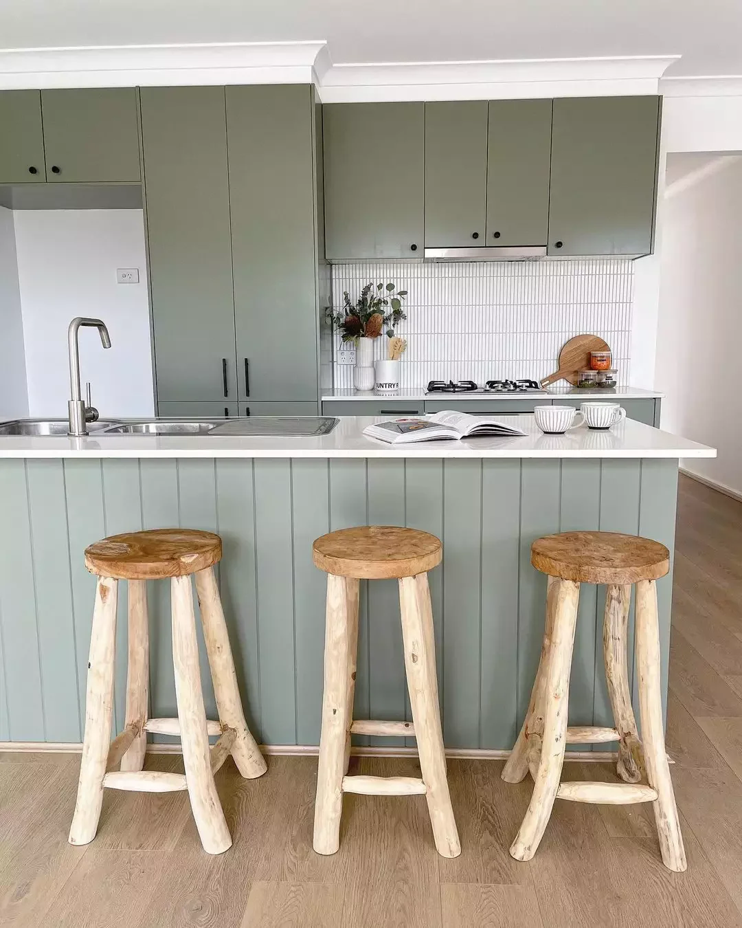 23 Stunning Sage Green Kitchen Ideas That Never Go Out of Style 15 Include Natural Elements