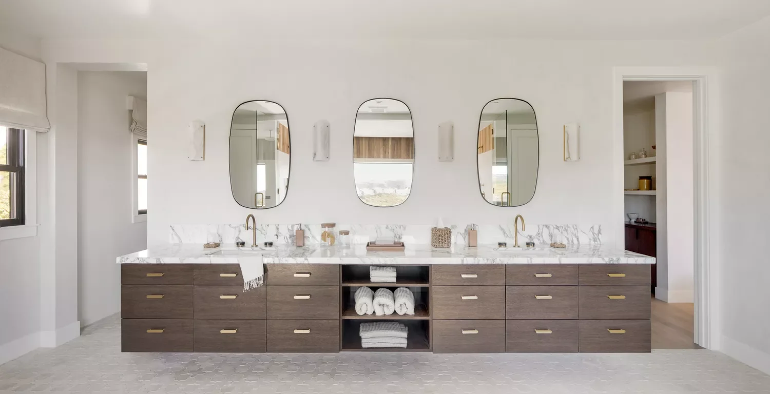 25 Stunning Double Vanity Ideas That Will Transform Your Bathroom 8 Include a Multitude of Drawers