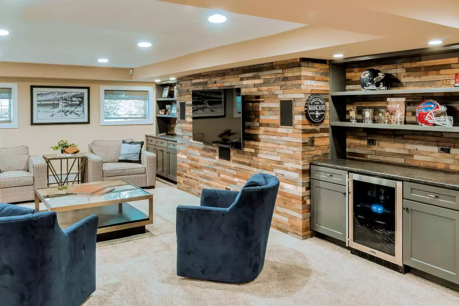 33 Creative Basement Kitchenette Ideas to Transform Your Lower Level 6 Include a Wine Fridge