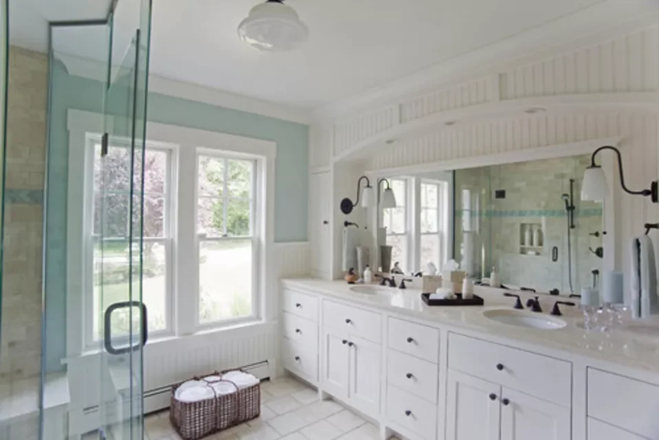 20 Creative Ways to Transform Your Bathroom with Beadboard 7 Incorporate Beadboard at Varying Heights