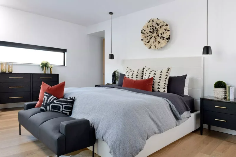 40 Modern Bedroom Ideas That Will Wake Up Your Space 15 Incorporate Black Accents