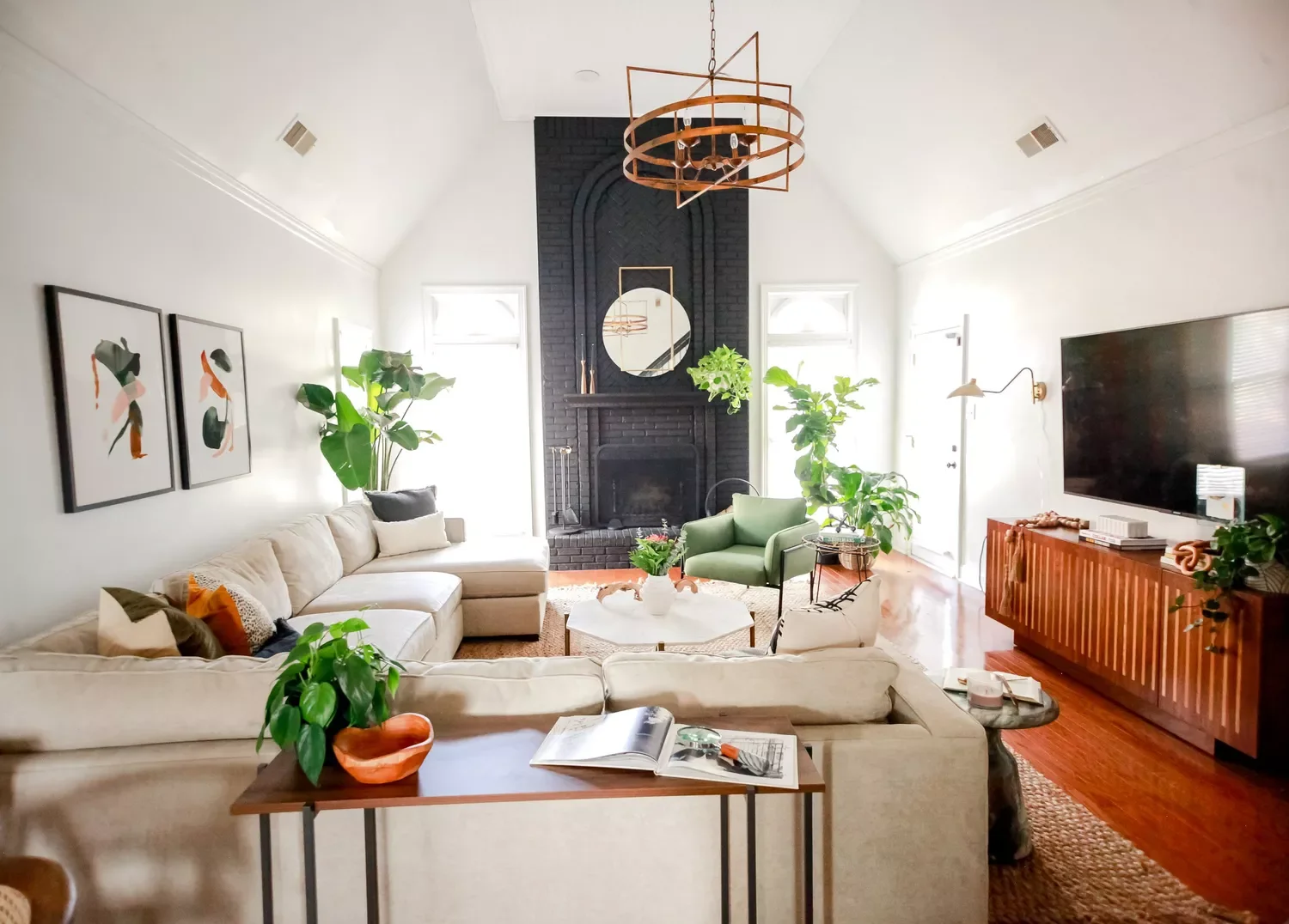 77 Stunning Living Room Design Ideas to Transform Your Space 11 Incorporate Natural Elements