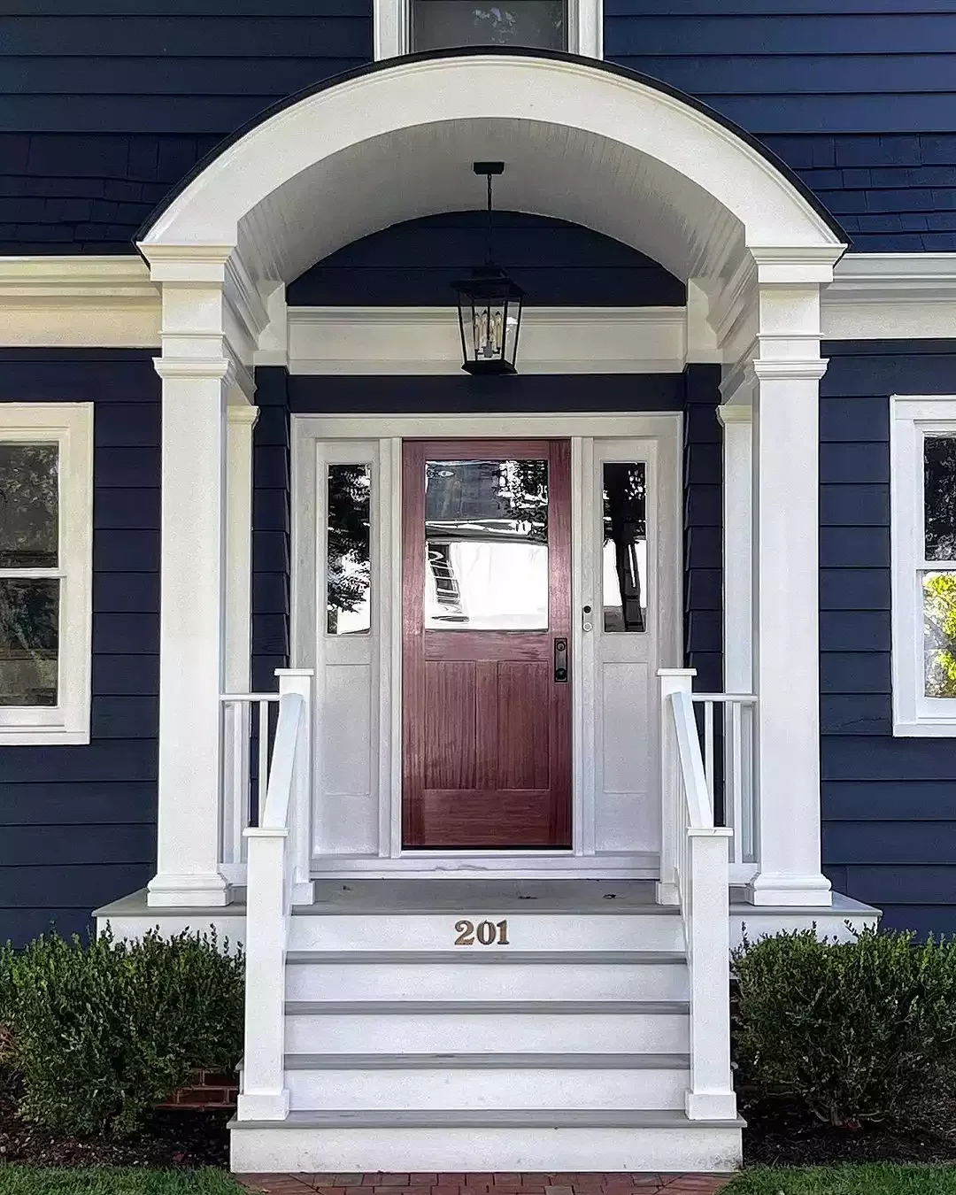 30 Stunning Front Step Ideas That Will Transform Your Home's Curb Appeal 29 Incorporate Numbers