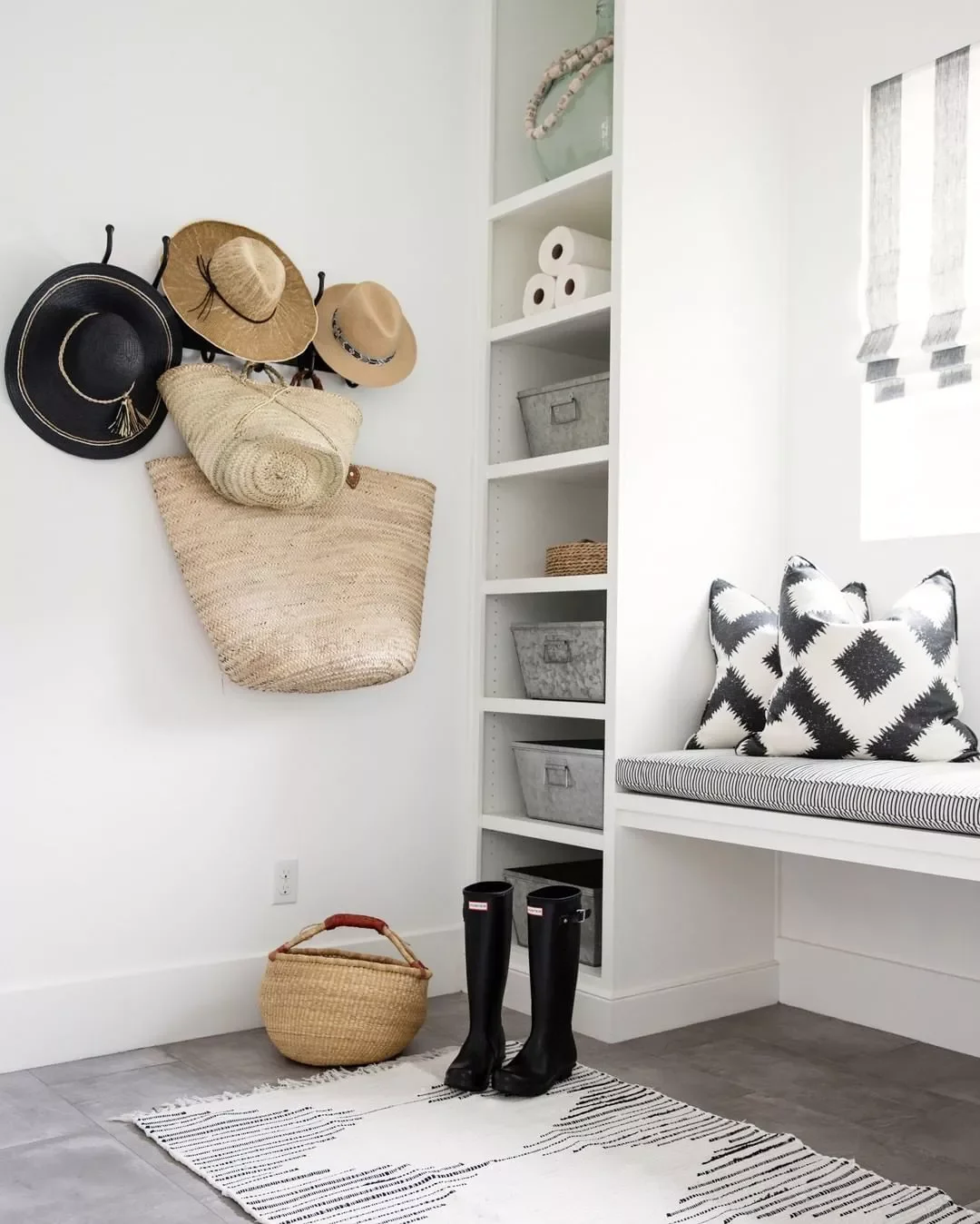 46 Creative Mudroom Design Ideas to Transform Your Entryway Incorporate Pattern and Texture