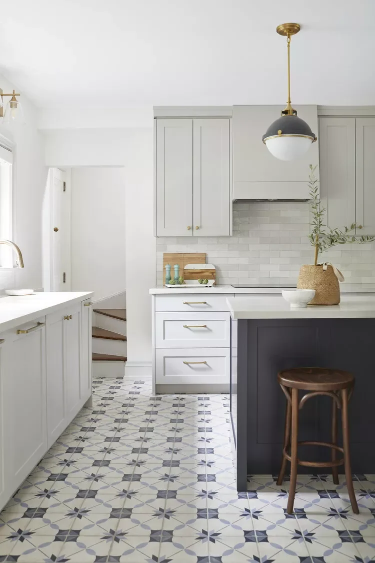 31 Timeless French Country Kitchen Ideas That Blend Rustic Charm with Elegant Style 9 Incorporate Patterned Tile