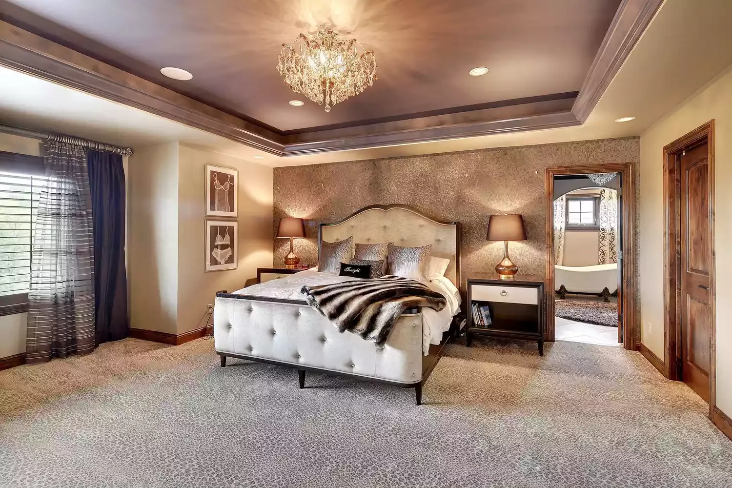 15 Stunning Tray Ceiling Paint Ideas to Transform Your Space 2 Incorporate Some Deeper Tones