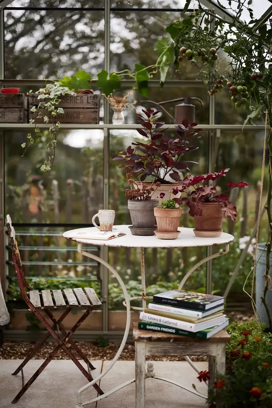 15 Charming Rustic Garden Design Ideas to Transform Your Outdoor Space Incorporate Vintage Furniture