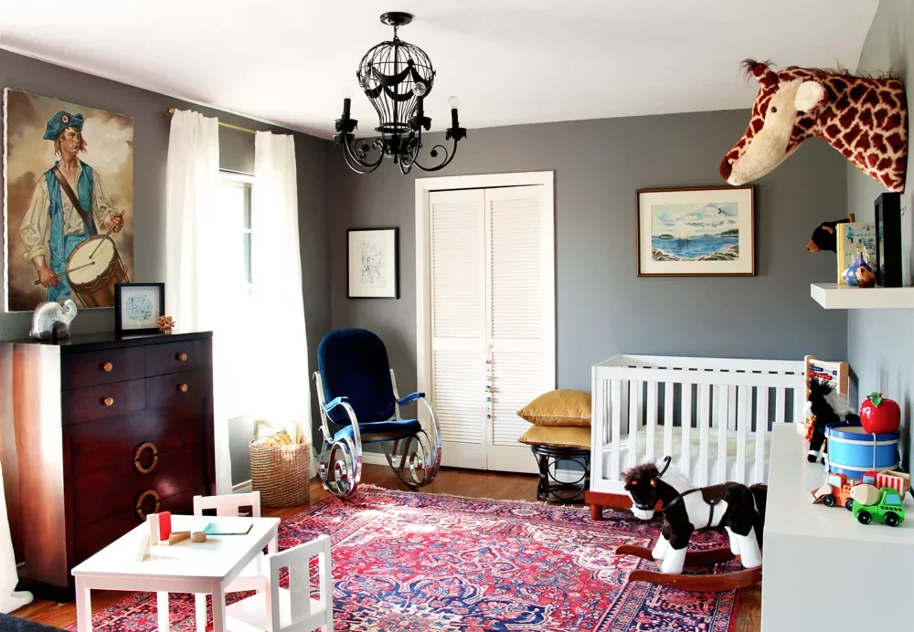 46 Nursery Design Ideas to Create Your Dream Baby Room 6 Incorporate Vintage Pieces