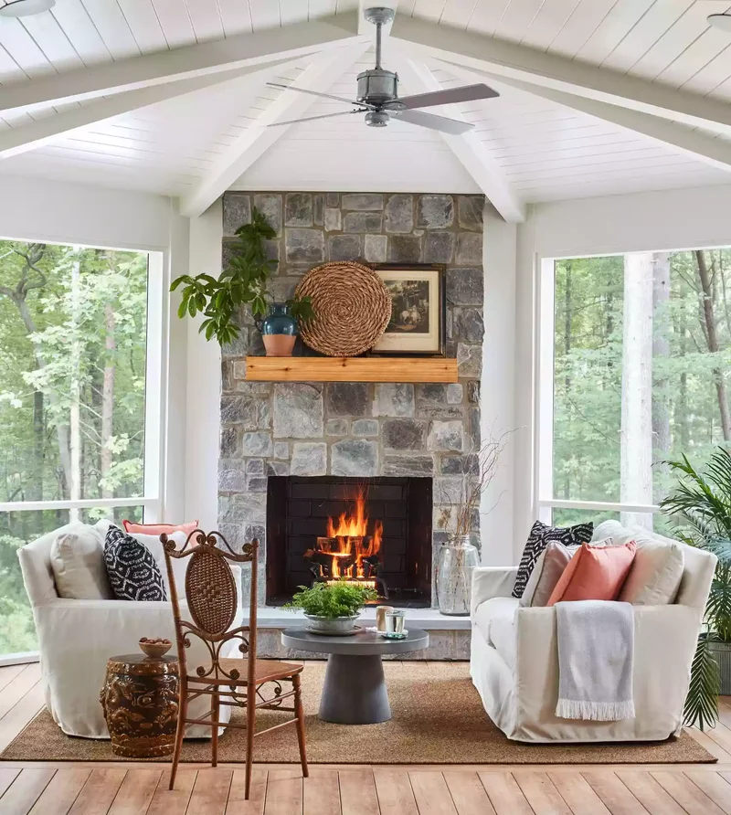 48 Fall Mantel Decorating Ideas For Seasonal Style 5 Incorporate Wicker