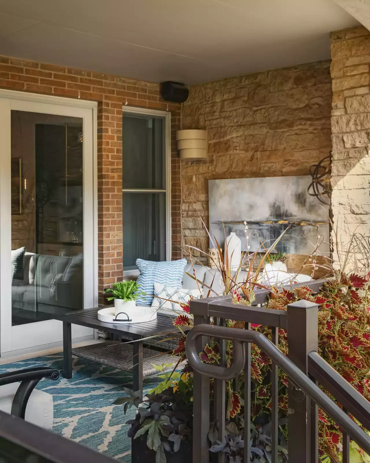 22 Creative Ways to Add Privacy to Your Balcony Space 4 Incorporate a Recessed Wall