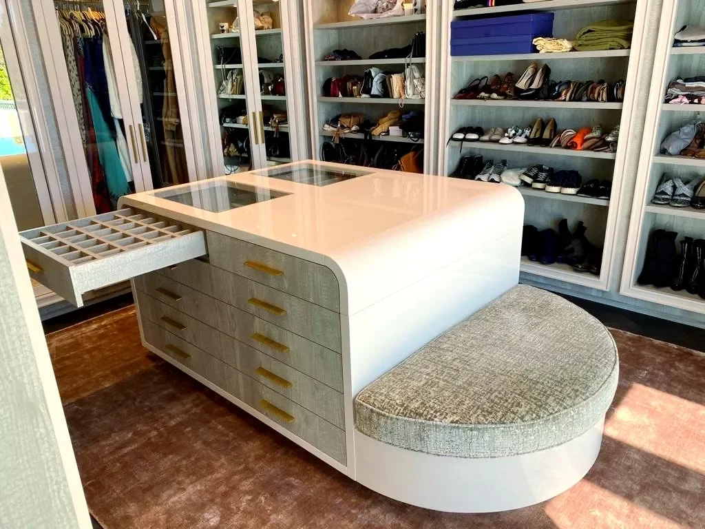 23 Walk-In Closet Island Ideas That Will Transform Your Dressing Room Incorporated Jewelry Storage