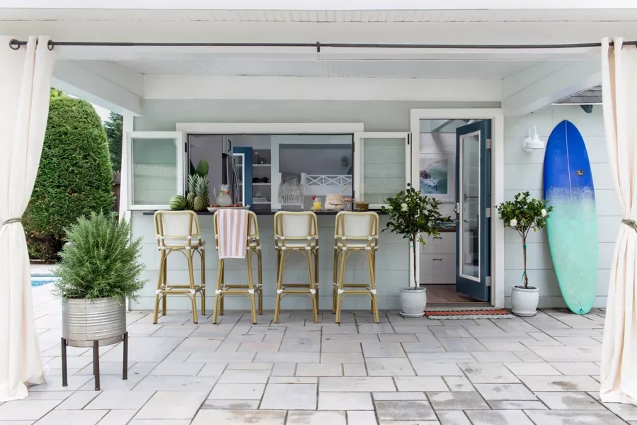27 Creative Small Outdoor Kitchen Ideas That Transform Your Space 6 Indoor-Outdoor Kitchen