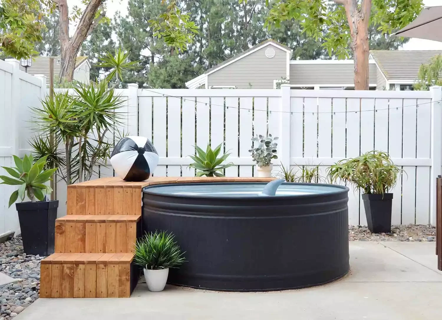 30 Stunning Hot Tub Deck Designs to Create Your Dream Backyard Retreat 18 Industrial Chic Hot Tub Deck