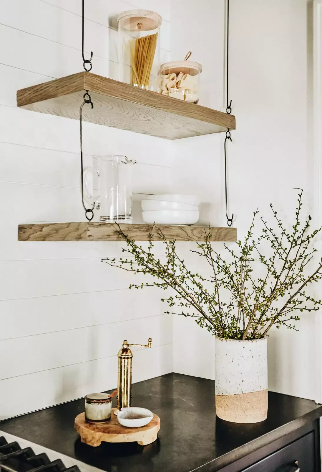 68 Charming Farmhouse Kitchen Ideas That Never Go Out of Style Industrial Farmhouse Moment