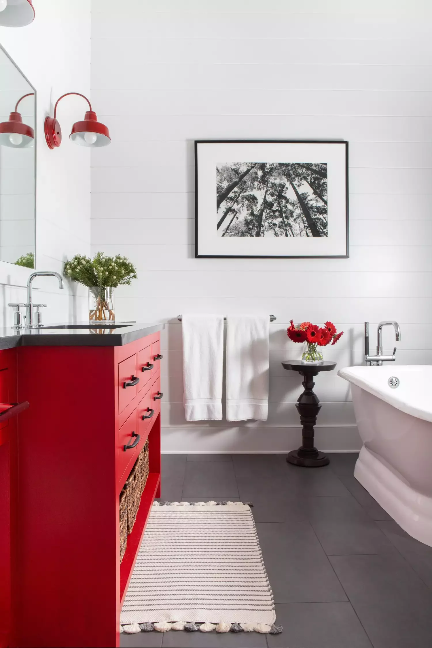 39 Stunning Shiplap Bathroom Design Ideas: From Farmhouse Charm to Modern Elegance 23 Industrial Farmhouse Style