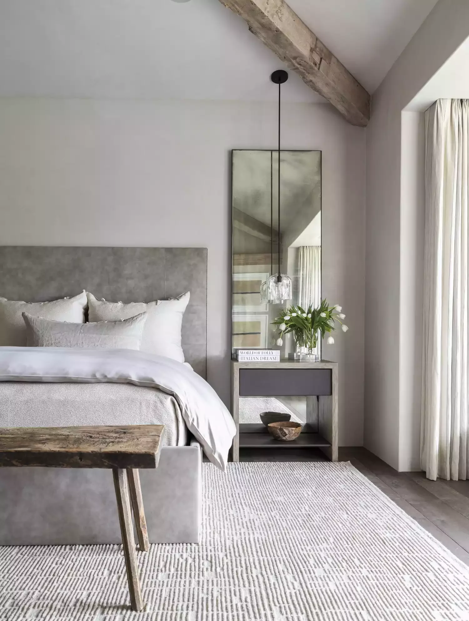 32 Stunning Gray Bedroom Ideas That Will Transform Your Space 1 Industrial Gray Bedroom