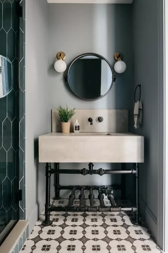 38 Stylish Teen Bathroom Ideas That Balance Fun and Sophistication 39 Industrial-Style Teen Bathroom
