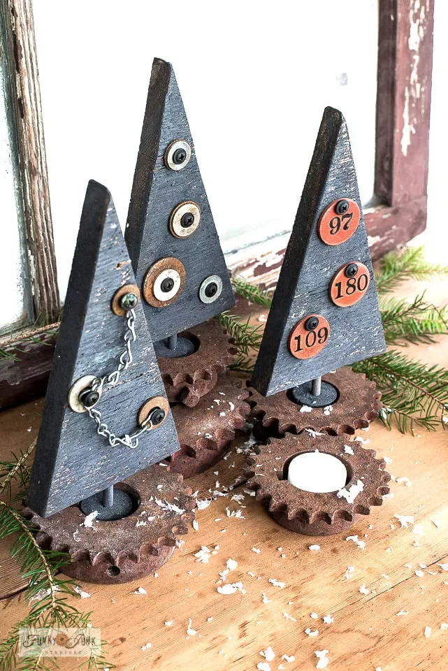43 DIY Christmas Tree Ideas That Will Wow Your Holiday Guests Industrial-Style Trees