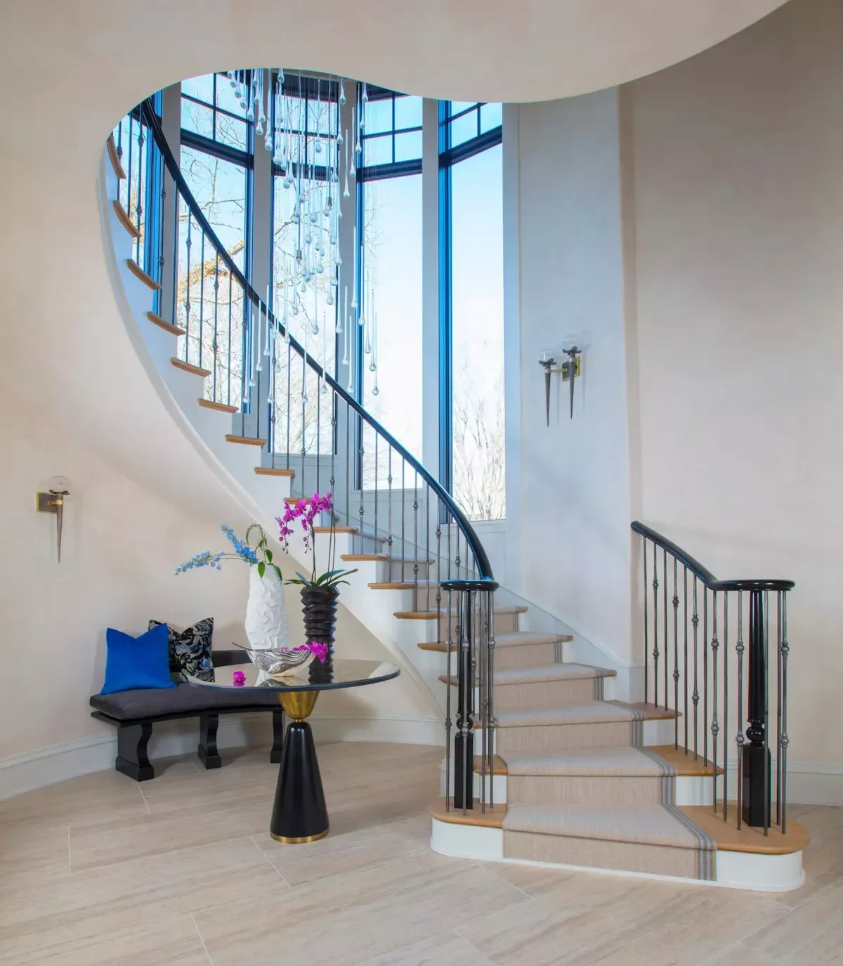 32 Staircase Design Ideas That Transformed Homes This Year Infuse Whimsical Touches
