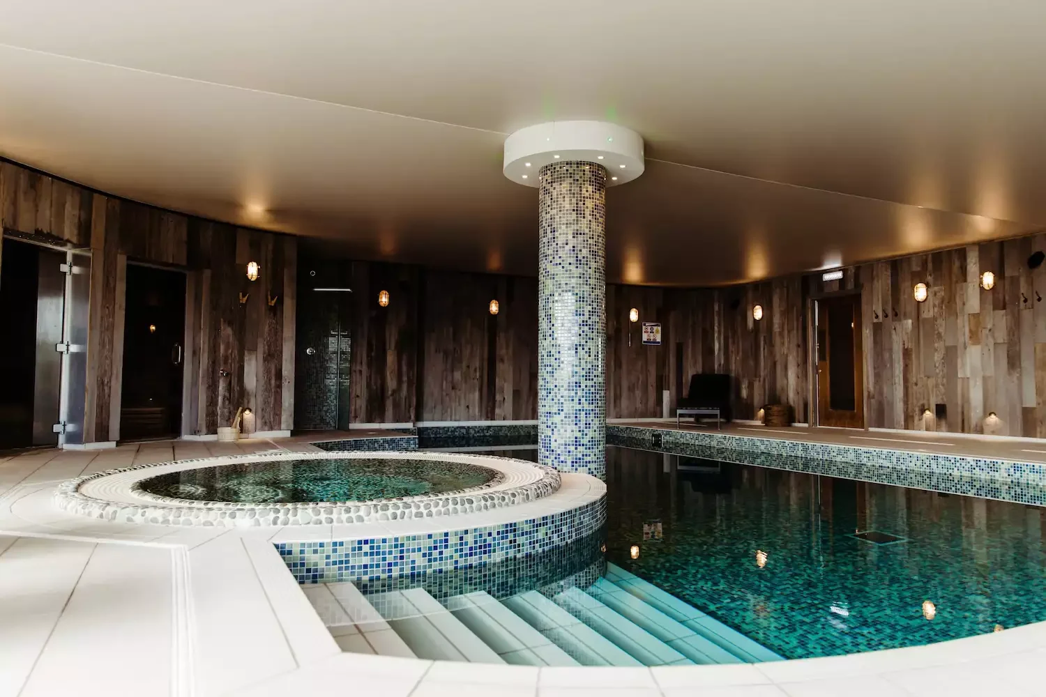 20 Stunning Pool Tile Ideas to Transform Your Swimming Area 19 Inside Out Mosaic Pool Tile