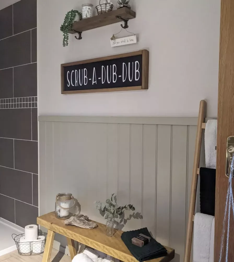 23 Stunning Sage Green Bathroom Ideas That Will Transform Your Space 15 Install Board and Batten