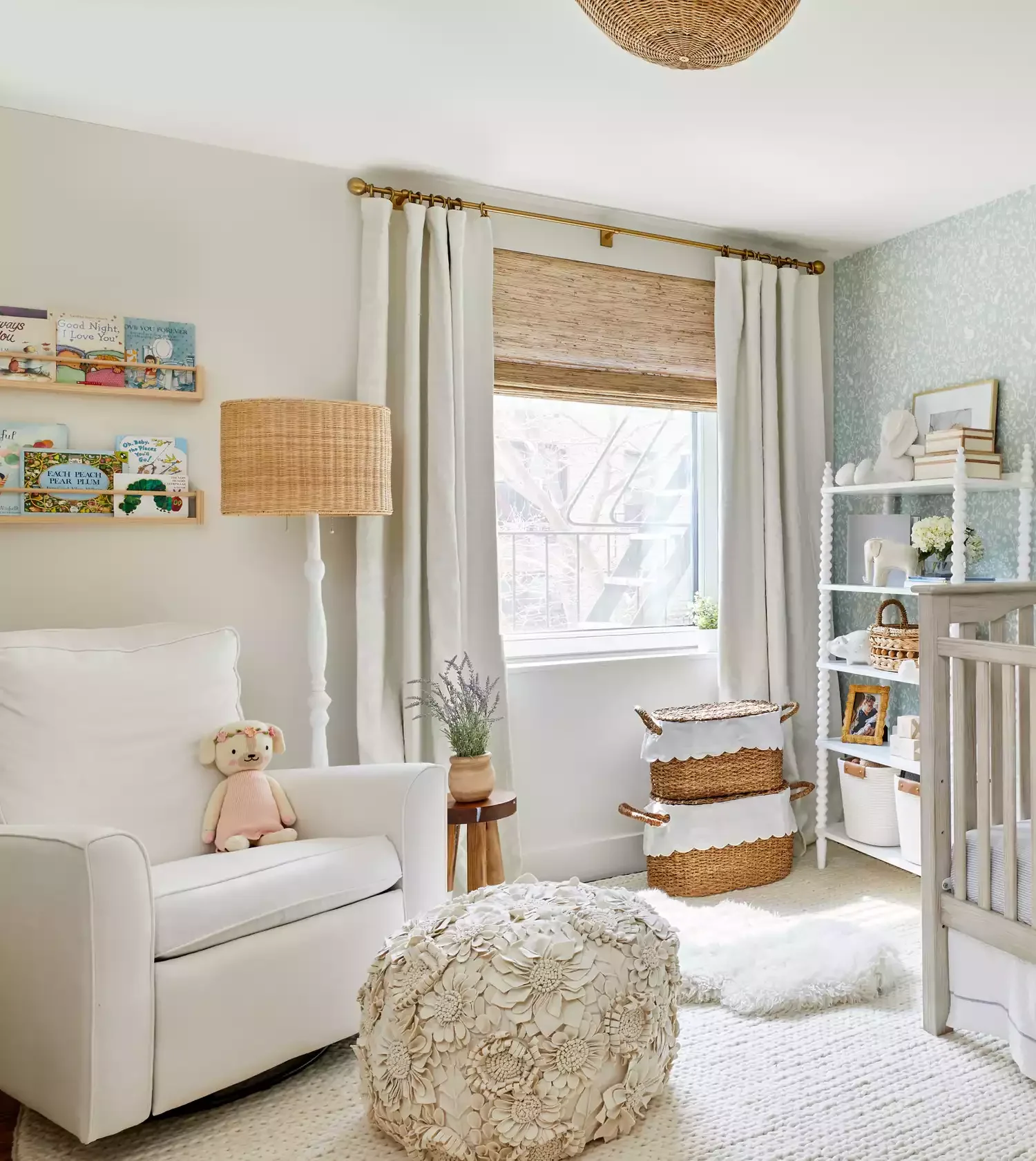 15 Tiny Nursery Ideas That Maximize Small Spaces Install Book Ledges