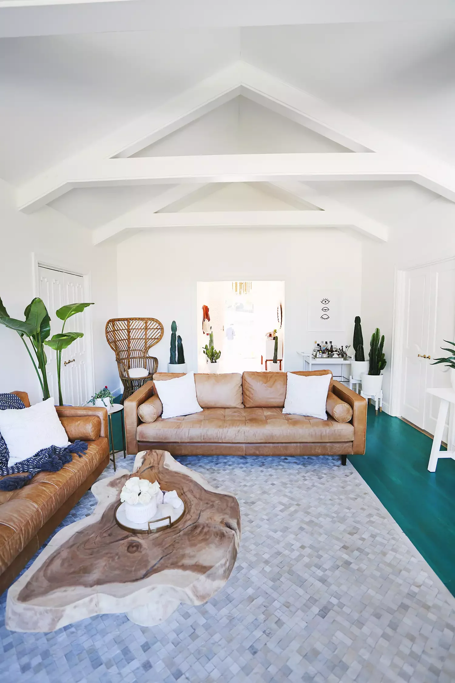 68 Stunning Contemporary Living Room Ideas That Will Transform Your Space 54 Install Colorful Flooring