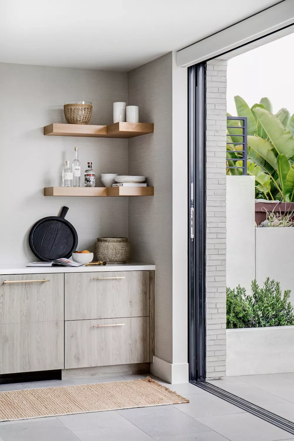 26 Budget-Friendly Home Bar Ideas That Look Expensive 8 Install Corner Shelves