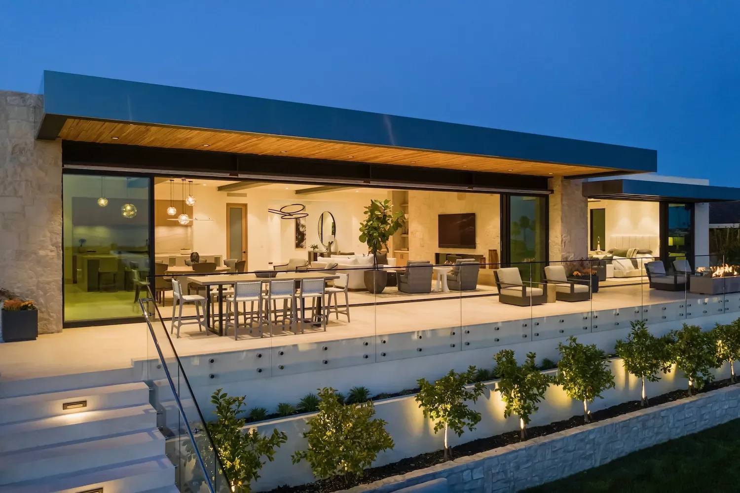 39 Contemporary Backyard Designs That Will Transform Your Outdoor Living Space 20 Install Landscape Lighting