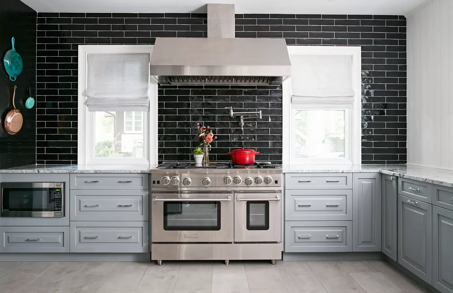 20 Creative Kitchen Accent Wall Ideas That Will Transform Your Cooking Space 18 Install Luxe Looking Tile
