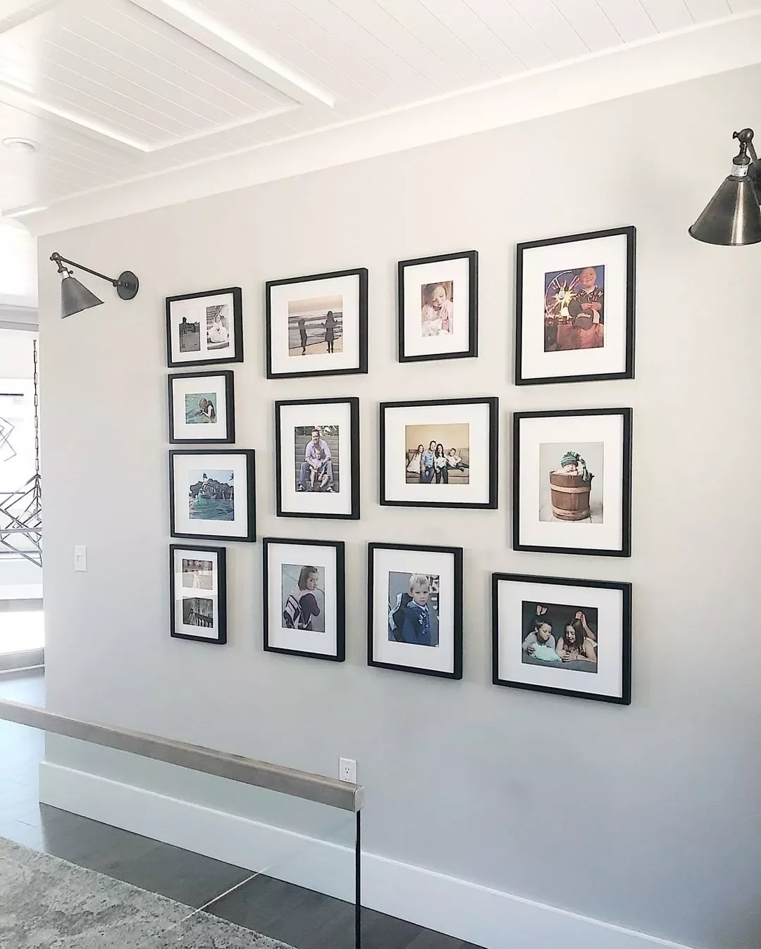 31 Creative Photo Wall Ideas to Transform Your Home 17 Install Picture Lights
