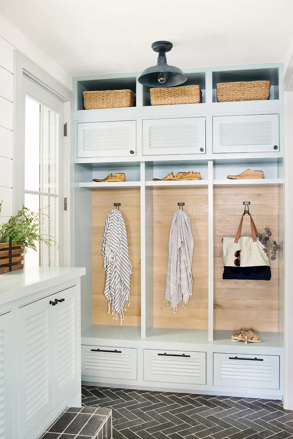 32 Clever and Stylish Ways to Store Your Towels Install Some Basic Wall Hooks