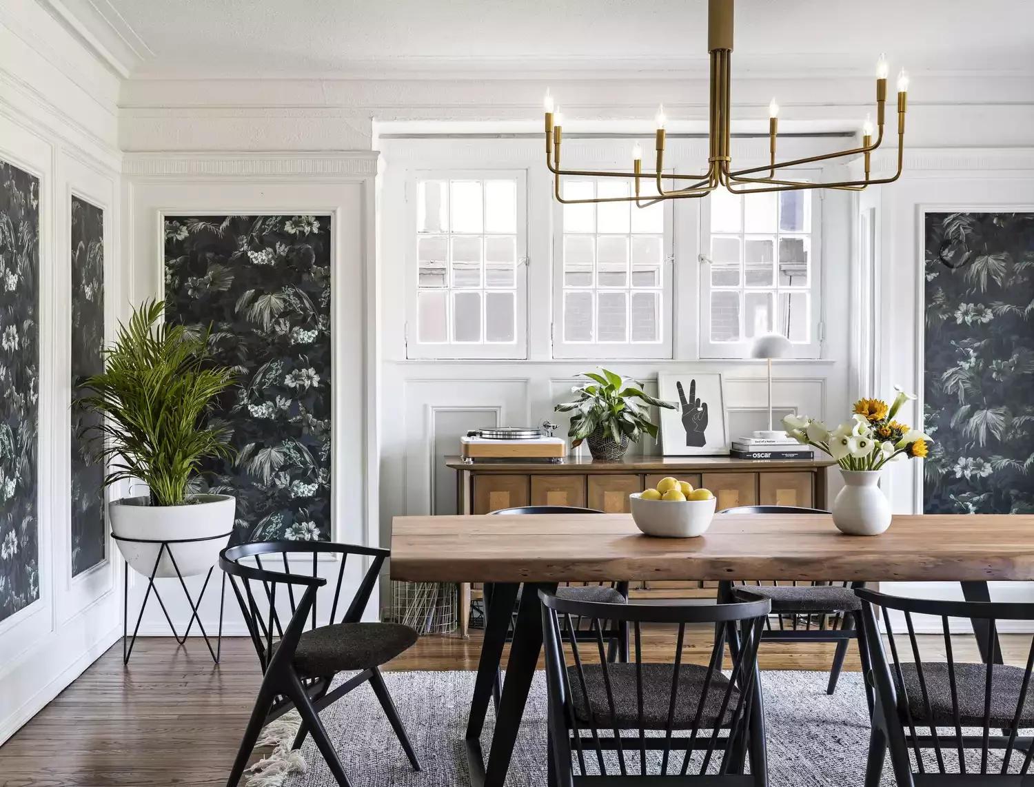 98 Stunning Dining Room Ideas to Transform Your Entertainment Space Install Wallpaper Panels