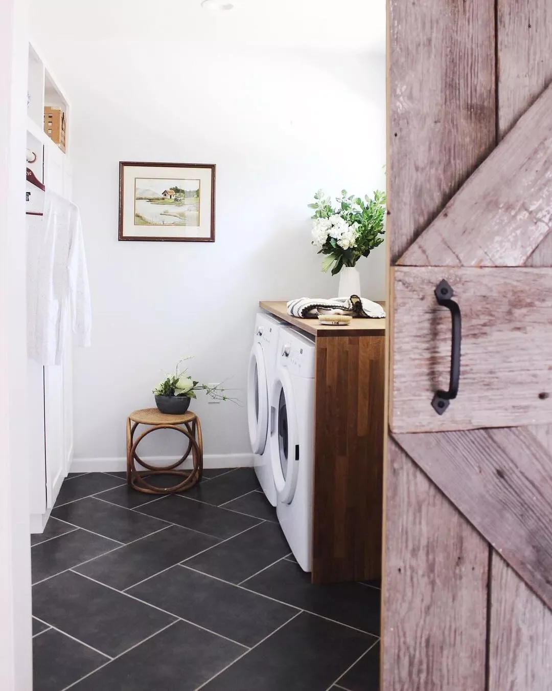 46 Creative Mudroom Design Ideas to Transform Your Entryway Install a Barn Door