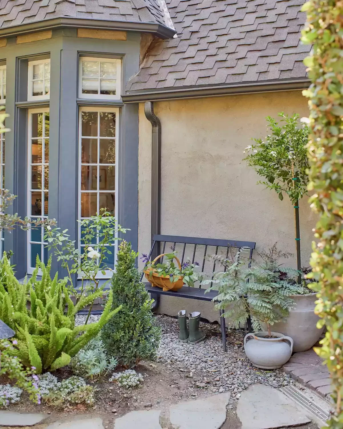 15 Charming Rustic Garden Design Ideas to Transform Your Outdoor Space Install a Bench