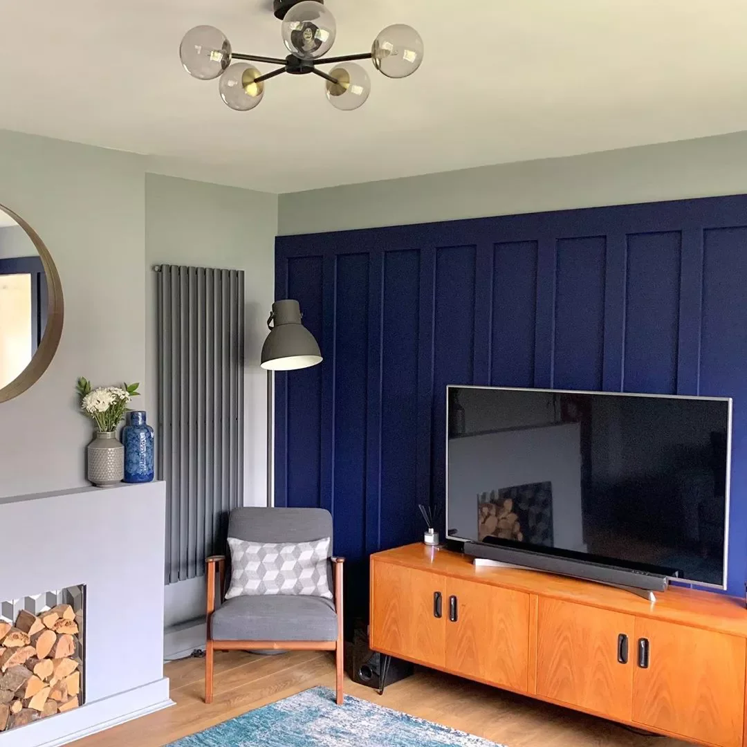 47 Beautiful Blue Room Inspirations to Transform Your Home 31 Install a Blue Accent Wall