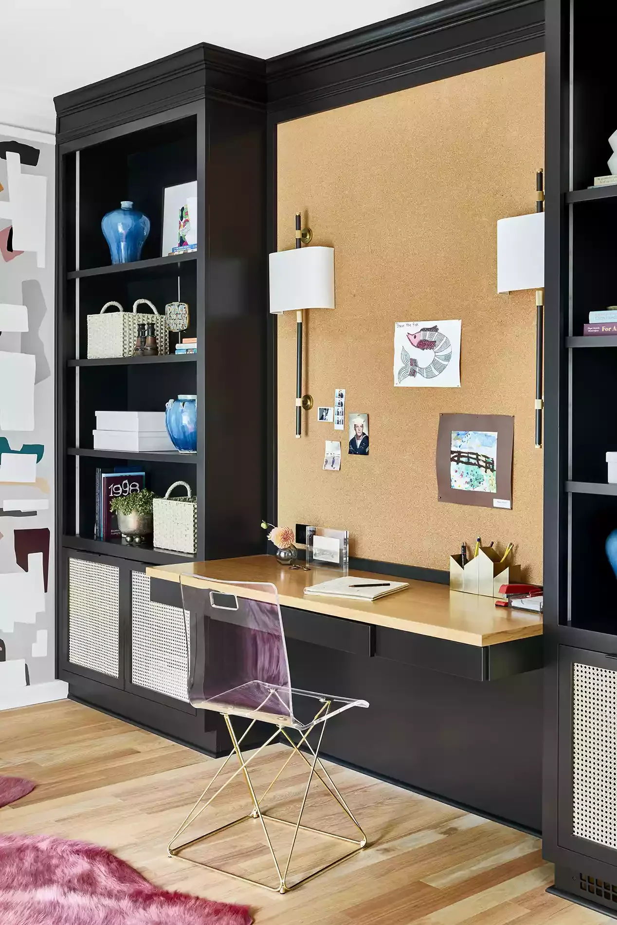 32 Study Room Ideas That Will Transform Your Workspace Into a Productivity Paradise Install a Bulletin Board