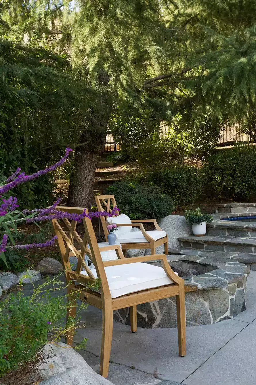 60 Garden Decor Ideas That Transform Your Outdoor Space Install a Flagstone Fire Pit