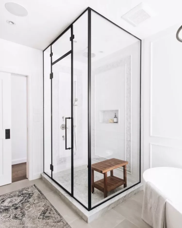 49 Stunning Primary Bathroom Ideas That Will Transform Your Space 3 Install a Glass Shower