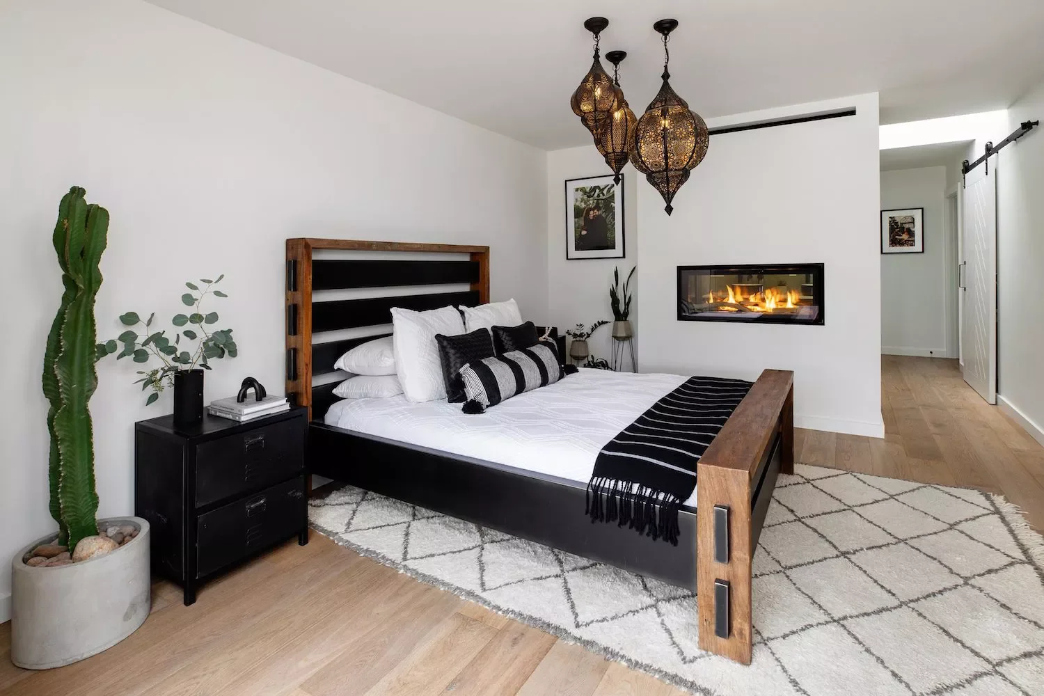77 Bedroom Design Ideas That Perfectly Balance Personal Style and Sophistication Install a Linear Fireplace