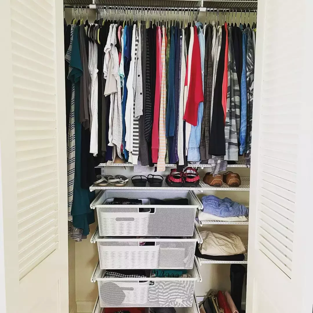 32 Brilliant Small Closet Organization Ideas That Actually Work Install a Modular System