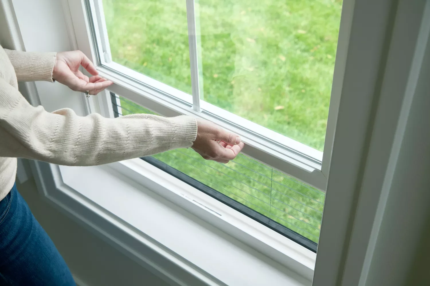 21 Contemporary Window Trim Designs That Transform Your Home 10 Install a Screen