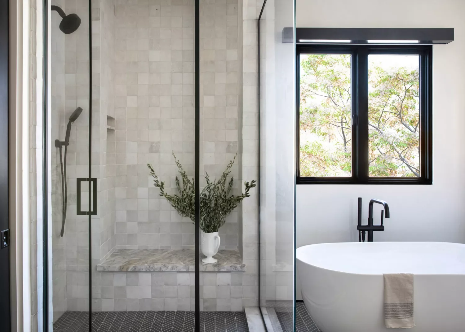 35 Stunning Shower Transformations That Will Elevate Your Bathroom 26 Install a Shower Bench